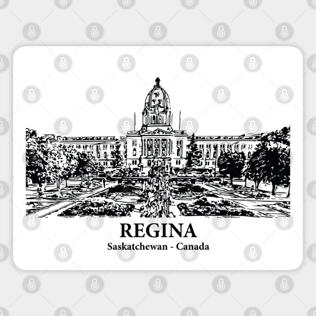 Regina - Saskatchewan Magnet by Lakeric